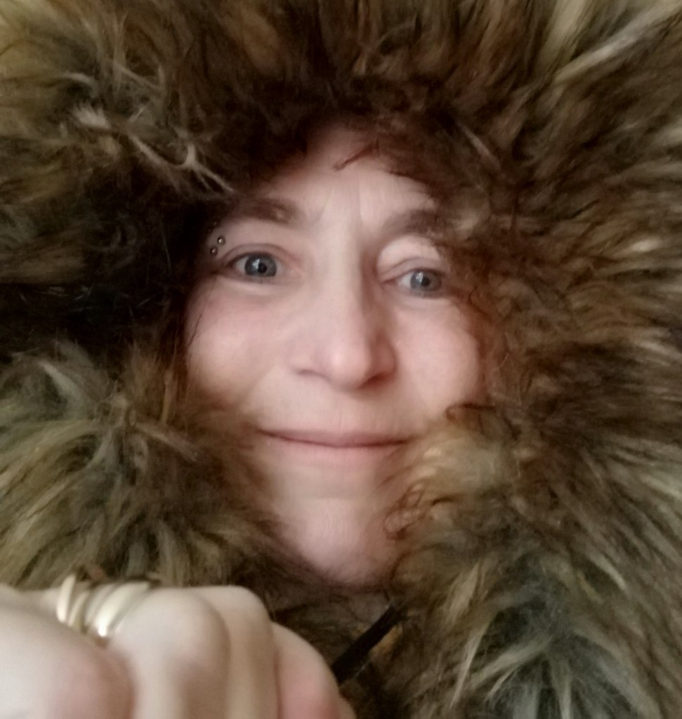 Photo of my jacket hood which was decorative but which is now functional